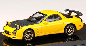 Infini RX-7 FD3S (A Spec.) GT Wing Sunburst Yellow (Diecast Car)