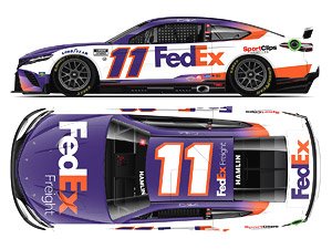 Denny Hamlin 2023 Fedex Freight Toyota Camry NASCAR 2023 (Hood Open Series) (Diecast Car)