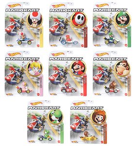 Hot Wheels Mario Kart Assorted 987A (Set of 8) (Toy)
