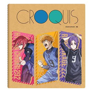 Blue Lock Croquis Book Hyoma Chigiri & Rensuke Kunigami & Reo Mikage (Anime Toy)