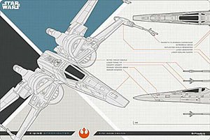Bushiroad Rubber Mat Collection V2 Vol.576 Star Wars X-wing Starfighter (Card Supplies)