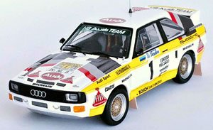 Audi Sports Quattro 1985 Rally Sweden 2nd #1 Stig Blomqvist / Bjorn Cederberg (Diecast Car)