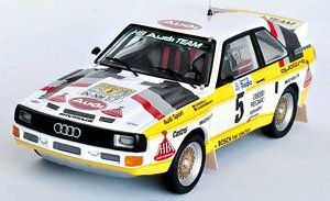 アウディ スポーツ クアトロ 1985年スウェーデンラリー #5 Walter Rohrl/Christian Geistdorfer (ミニカー)
