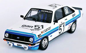 Ford Escort Mk2 RS2000 1981 SPA24h 12th #51 Philippe Van De Velde / Robert Hanon (Diecast Car)