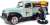 1940 `Monopoly` Ford Truck Light Green / Black w/Mr.Monopoly Figure (Diecast Car) Item picture1