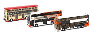 Tiny City Bs19 KMB/LWB バスセット (65636, 65717, 65718) (ミニカー)