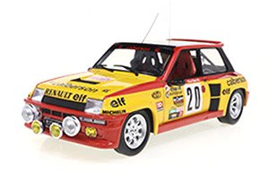 ルノー 5 ターボ 1981年モンテカルロラリー #20 B.Saby/D. Le Saux (ミニカー)