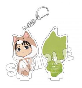 Attack on Titan Animarukko Acrylic Key Ring Levi Childhood (Anime Toy)
