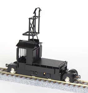 (O Narrow) 16.5mm 1/48 L-shaped Electric Locomotive (DEKI12 Style) Kit (w/Headlight Unit) (Unassembled Kit) (Model Train)
