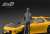INITIAL D Mazda RX-7 (FD3S) Yellow With Mr. Keisuke Takahashi (ミニカー) 商品画像5