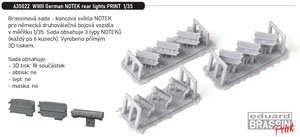 WW.II ドイツ ノテックテールランプ (3種 x 各6) (プラモデル)