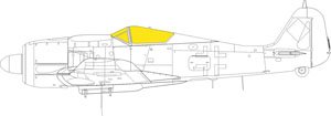 Fw190A-8/R2 塗装マスクシール (エデュアルド用) (プラモデル)