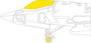 F-35A 「Tフェース」両面塗装マスクシール (タミヤ用) (プラモデル)