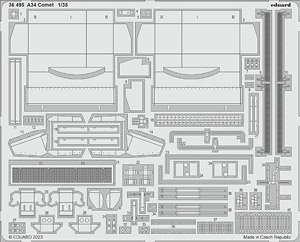 Photo-Etched Parts for A34 Comet (for Tamiya) (Plastic model)