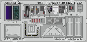 Zoom Etched Parts for F-35A (for Tamiya) (Plastic model)