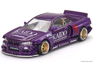 Nissan スカイライン GT-R R34 Kaido Works V1 (右ハンドル) (ミニカー)
