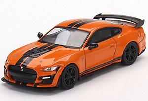 Ford Mustang Shelby GT500 Twister Orange (RHD) (Diecast Car)