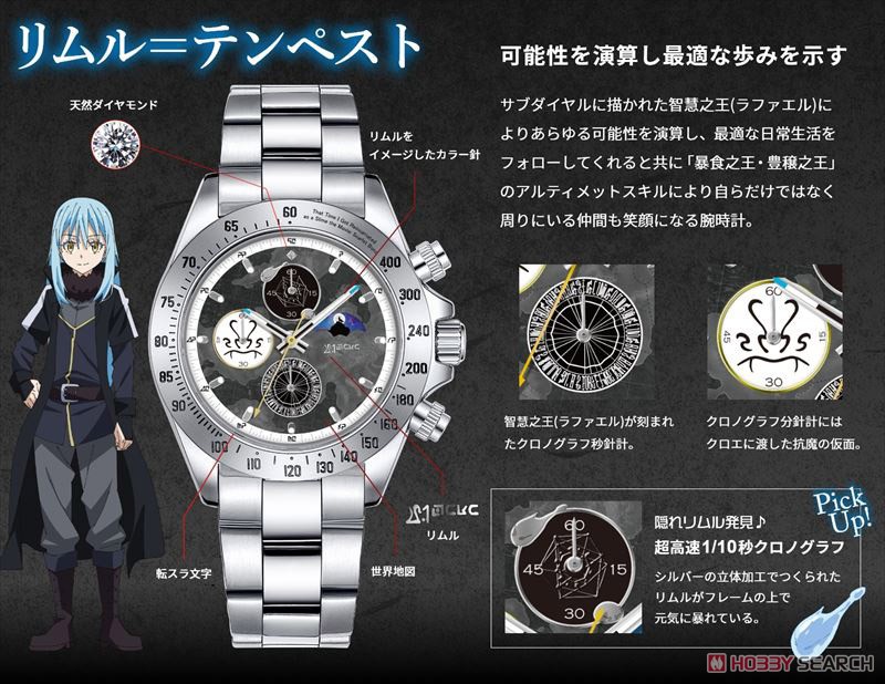 [That Time I Got Reincarnated as a Slime the Movie: Scarlet Bond] Chronograph Watch Milim Silhouette (Anime Toy) Other picture6