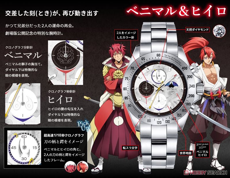 [That Time I Got Reincarnated as a Slime the Movie: Scarlet Bond] Chronograph Watch Milim Silhouette (Anime Toy) Other picture9