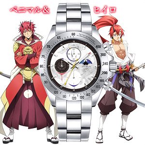 [That Time I Got Reincarnated as a Slime the Movie: Scarlet Bond] Chronograph Watch Benimaru & Hiiro Silhouette (Anime Toy)