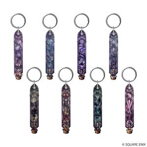 Octopath Traveler II Acrylic Key Ring [Travel Record Stained Glass Style] (Set of 8) (Anime Toy)