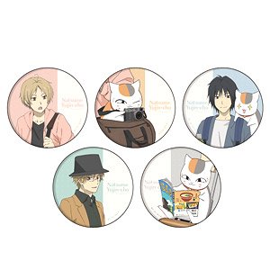 缶バッジ 「夏目友人帳」 05 旅ver. ボックス (描き下ろしイラスト) (5個セット) (キャラクターグッズ)