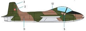 BAC Strikemaster (Oman Air Force) (Plastic model)