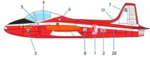 BAC Strikemaster (Singapore Air Force) (Plastic model)