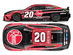 Christopher Bell 2023 Rheem Toyota Camry NASCAR 2023 (Color Chrome Series) (Diecast Car)
