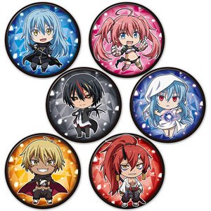 That Time I Got Reincarnated as a Slime the Movie: Scarlet Bond Trading Can Badge (Set of 6) (Anime Toy)