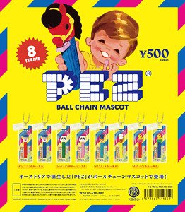 PEZ ボールチェーンマスコット BOX版 (12個セット) (完成品)
