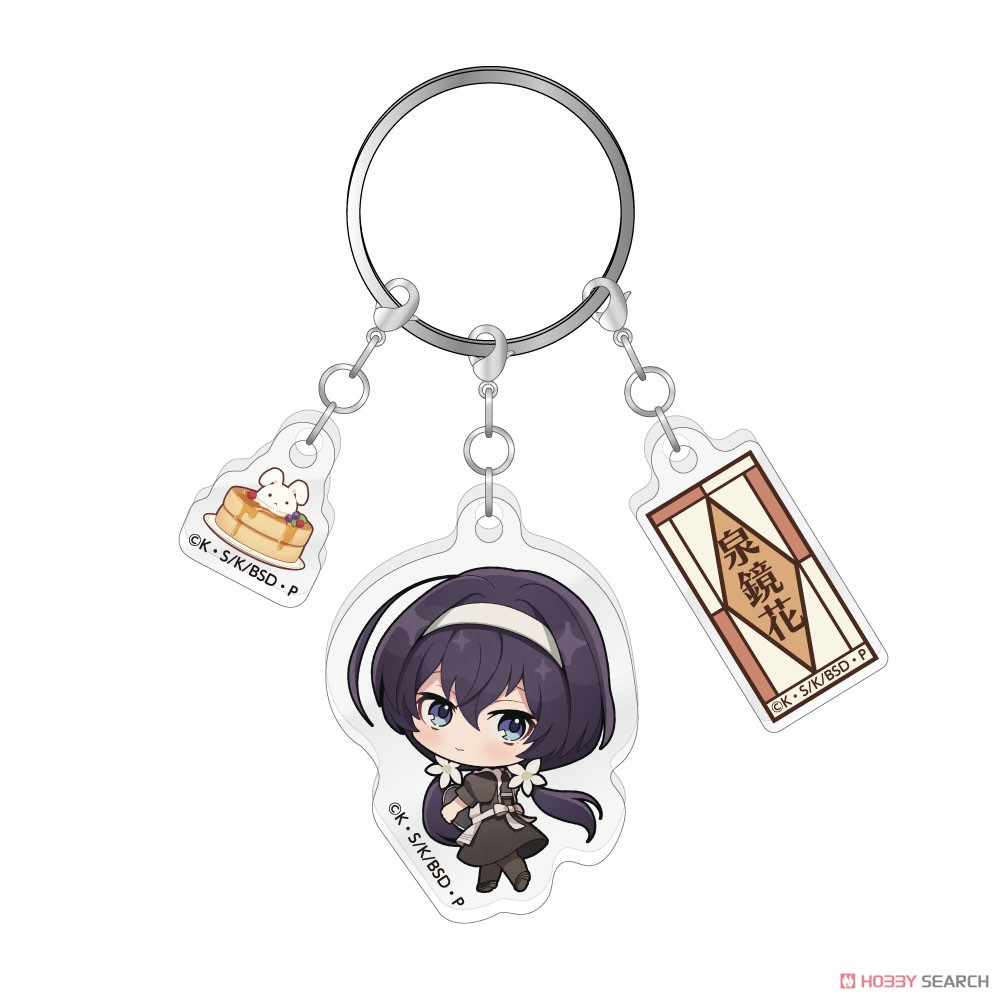 文豪ストレイドッグス 3連アクリルキーホルダー 純文豪喫茶ver. 泉鏡花 (キャラクターグッズ) 商品画像1