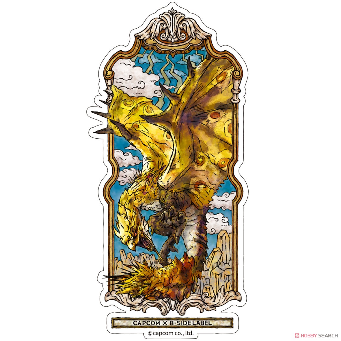 CAPCOM×B-SIDE LABELステッカー モンスターハンター リオレイア希少種 (キャラクターグッズ) 商品画像1