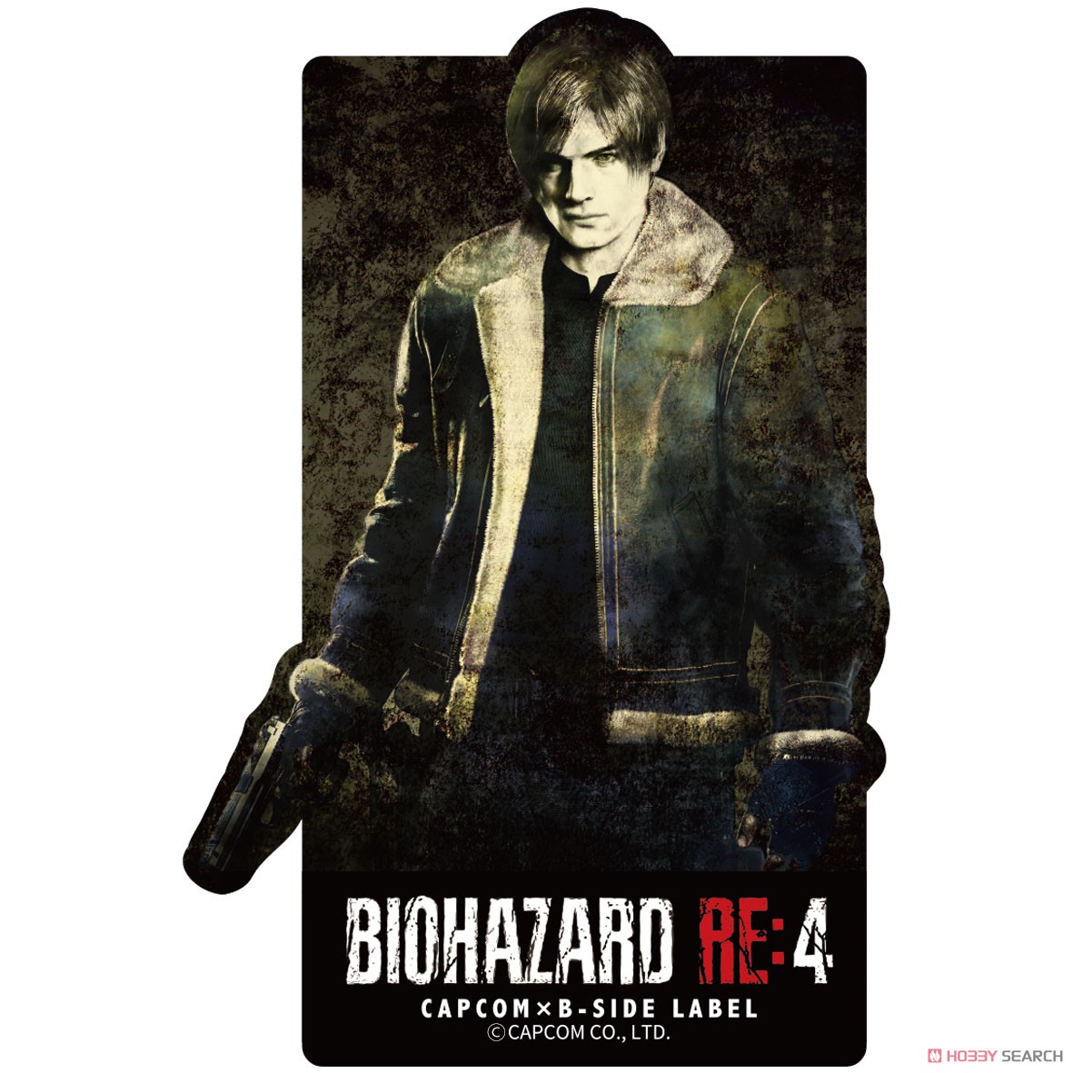 CAPCOM×B-SIDE LABELステッカー バイオハザード RE:4 レオン・S・ケネディ (キャラクターグッズ) 商品画像1