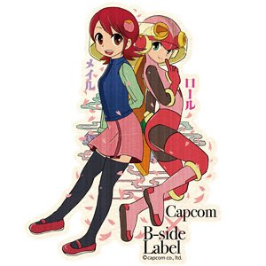 Capcom x B-Side Label Sticker Mega Man Battle Network Mayl & Roll (Sakura)  (Anime Toy) - HobbySearch Anime Goods Store