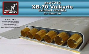 XB-70 Valkyrie Exhaust Nozzles (for Italeri) (Plastic model)