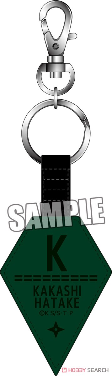 Naruto: Shippuden Synthetic Leather Key Ring [Kakashi Hatake] (Anime Toy) Item picture1