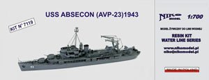 USS Absecon (AVP-23) 1943 (Plastic model)