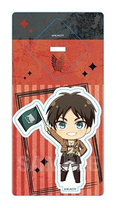 Attack on Titan Little Big Acrylic Mascot Delegation Flag Ver. Eren (Anime Toy)