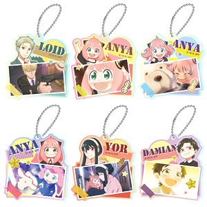 Spy x Family Collage Acrylic Key Chain Vol.2 (Set of 6) (Anime Toy)