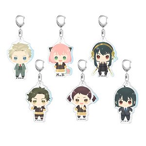 Spy x Family Trading Acrylic Keychains Chimakko (Set of 6) (Anime Toy)