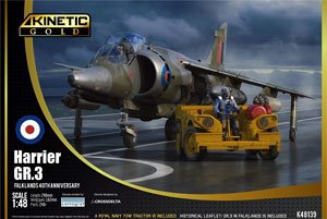Harrier GR.3 Falklands 40th Anniversary (includes Royal Navy Tow Tractor) (Plastic model)