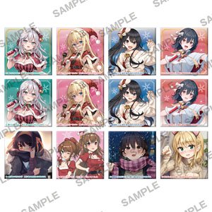 角川スニーカー文庫 聖なる夜のメリー☆コンサート！ トレーディングスクエア缶バッジ (単品) (キャラクターグッズ)