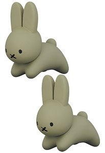 UDF No.714 Dick Bruna (Series 6) Rabbit (Gray) 2 Set (Completed)