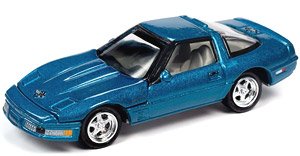 1995 シェビー コルベット ZR-1 ブルー (ミニカー)