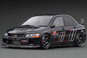 Mitsubishi Lancer Evolution IX MR (CT9A) Black (ミニカー)