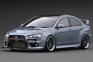 Mitsubishi Lancer Evolution X (CZ4A) Gray Metallic (ミニカー)