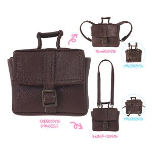 Komorebimori no Oyofukuyasan [1/6 Traveling 3way Bag] (Chocolate Brown) (Fashion Doll)