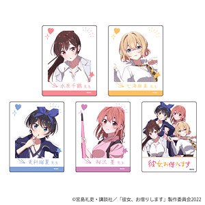 アクリルカード 「彼女、お借りします」 05 ボックス 教師ver. (描き下ろしイラスト) (5個セット) (キャラクターグッズ)