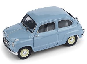 Fiat 600 1A Series 1955 Ash Blue (Diecast Car)